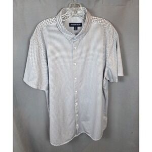 Mizzen Main Shirt Men's XL Trim Halyard Geo Twill Print Short Sleeve